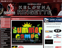 Tablet Screenshot of kelownaringette.com